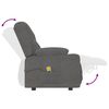 vidaXL Fauteuil de massage inclinable avec porte-gobelets 4 places