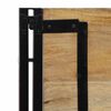 vidaXL T&ecirc;te de lit 100 cm bois massif manguier et fer