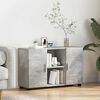 vidaXL Buffet Gris b&eacute;ton 88,5 x 30,5 x 55,5 cm Bois d'ing&eacute;nierie