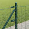 vidaXL Cl&ocirc;ture avec poteau Vert 0,4 x 25 m Acier et PVC