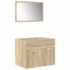vidaXL Ensemble de meubles de salle de bain 5 pcs ch&ecirc;ne sonoma