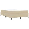 vidaXL Cadre de lit avec matelas Gris Vert Clair 140 x 200 cm tissu