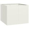 vidaXL Jardini&egrave;re blanc 100x100x80 cm acier