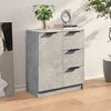 vidaXL Buffet Gris b&eacute;ton 60x30x70 cm Bois d'ing&eacute;nierie