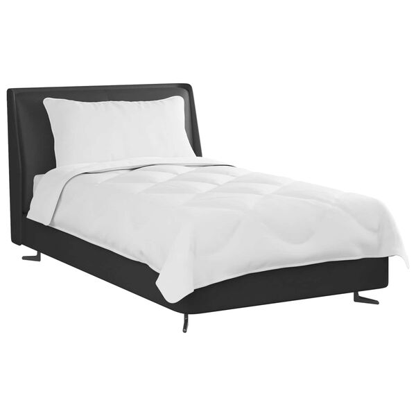 vidaXL Couette avec oreiller 2 pcs Blanc Microfibre