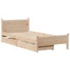 vidaXL Cadre de lit sans matelas 90x190 cm bois de pin massif
