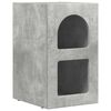 vidaXL Table de chevet ELST Gris b&eacute;ton 29,5 x 33,5 x 50 cm