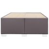 vidaXL Cadre de lit sans matelas gris 120x190 cm similicuir