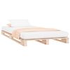 vidaXL Lit de palette 90x190 cm Bois de pin massif Simple