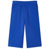 Pantalon &agrave; jambes larges pour enfants bleu cobalt 140