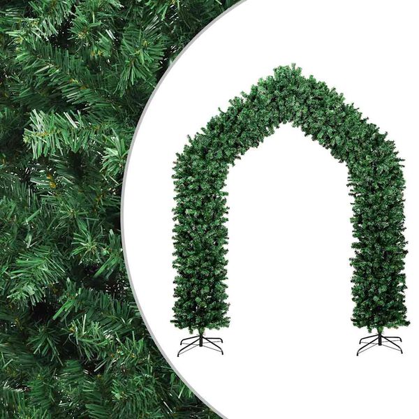 vidaXL Arche d'arbre de No&euml;l Vert 270 cm