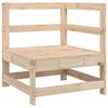 vidaXL Salon de jardin 7 pcs bois de pin massif