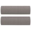 vidaXL Ensemble de canap&eacute;s 3 pcs avec coussins taupe tissu