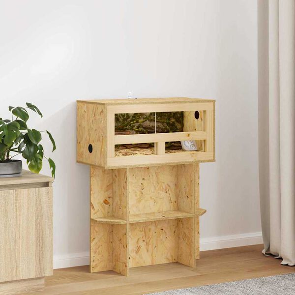 vidaXL Terrarium Marron 60 x 30 x 30 cm OSB