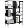 vidaXL &Eacute;tag&egrave;re Ch&ecirc;ne noir 82 x 32 x 112 cm Bois d'ing&eacute;nierie