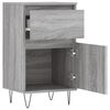 vidaXL Buffets 2 pcs sonoma gris 40x35x70 cm bois d'ing&eacute;nierie