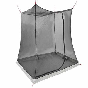 vidaXL Tente int&eacute;rieure 2 personne Noir Avec filet