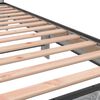 vidaXL Cadre de lit sans matelas sonoma gris 100x200 cm