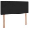 vidaXL Lit de Rangement avec matelas Noir 120 x 190 cm Velours