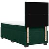 vidaXL Sommier &agrave; lattes de lit avec matelas Vert fonc&eacute; 90x190 cm