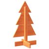 vidaXL Arbre de Noël en bois pour décoration 60 cm bois de pin massif