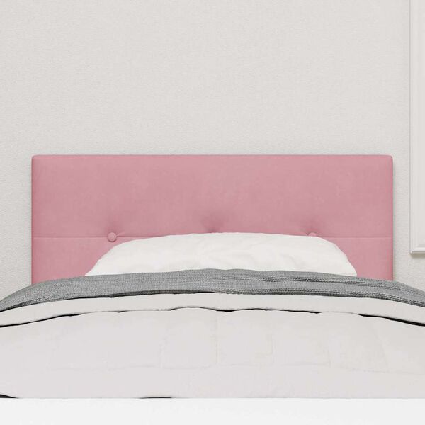 vidaXL T&ecirc;te de lit LED avec des lumi&egrave;res &agrave; LED Rose 80 cm Polyester