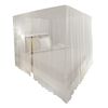 vidaXL Moustiquaire de lit carr&eacute; 3 ouvertures 2 pcs