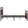 vidaXL Cadre de lit sans matelas 120x190 cm ch&ecirc;ne marron