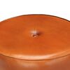 vidaXL Tabourets de bar lot de 2 cuir v&eacute;ritable et bois de manguier