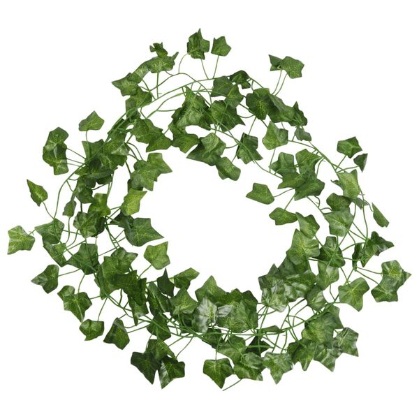 vidaXL Guirlandes de lierre de No&euml;l 24 pcs vert 200 cm