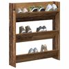 vidaXL Armoire &agrave; chaussures murale vieux bois 80x18x90 cm