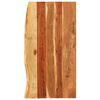 vidaXL Dessus de meuble-lavabo de salle de bain Acacia 100x52x2,5 cm