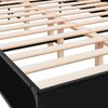 vidaXL Cadre de lit sans matelas noir 150x200 cm