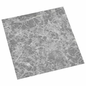 vidaXL Planches de sol 5,11 m&sup2; 55 pcs PVC Gris
