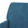vidaXL Fauteuil Bleu 62x79x79 cm Velours