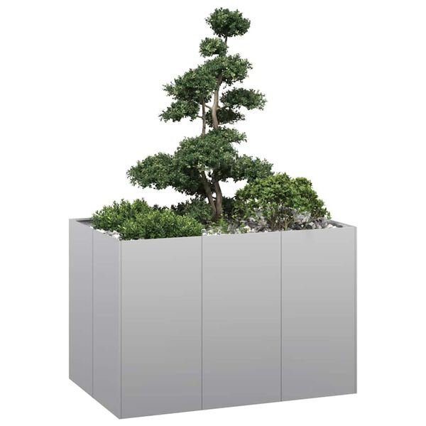 vidaXL Jardini&egrave;re 120x80x80 cm acier galvanis&eacute;