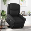 vidaXL Fauteuil inclinable massage &eacute;lectrique noir brillant similicuir