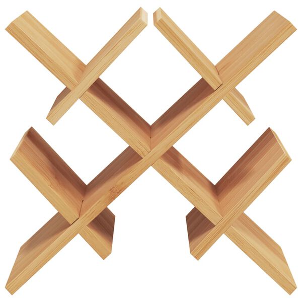 vidaXL Casier &agrave; vin pour 5 bouteilles 41x15x25 cm bambou