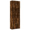 vidaXL Buffet haut ch&ecirc;ne fum&eacute; 80x42,5x249 cm bois d'ing&eacute;nierie
