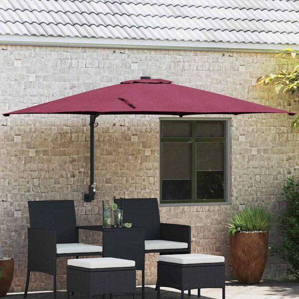vidaXL Parasol de jardin Bordeaux 248,5 x 247,5 x 160 cm