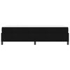 vidaXL Lit &agrave; ressorts avec matelas Noir 90 x 190 cm tissu