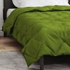 vidaXL Duvet complet toute l'ann&eacute;e Vert 220 x 140 cm Microfibre