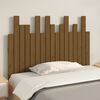 vidaXL T&ecirc;te de lit murale Marron miel 108x3x80 cm Bois massif de pin