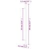 vidaXL Poign&eacute;es d'armoire 10 pcs dor&eacute; 480 mm acier inoxydable