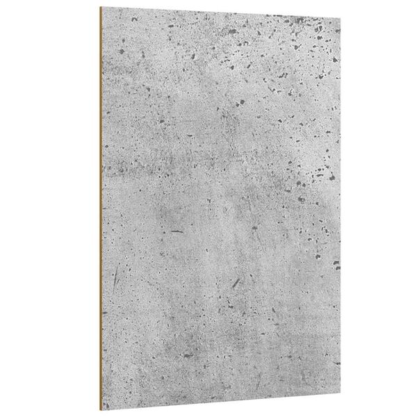 vidaXL Panneaux d&eacute;coratifs 50 pcs Gris b&eacute;ton 15 x 21 x 0,27 cm