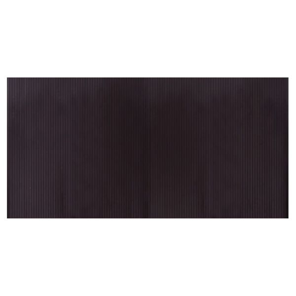vidaXL Tapis rectangulaire marron fonc&eacute; 100x200 cm bambou