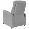 vidaXL Fauteuil inclinable Gris clair Tissu