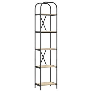 vidaXL &Eacute;tag&egrave;re 5 niveaux 40 x 30 x 183 cm Bois d'ing&eacute;nierie