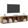 vidaXL Ensemble de meubles TV 2 pcs Bois Ancien Bois d'ing&eacute;nierie