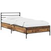 vidaXL Cadre de lit Bois ancien 80 x 200 cm Bois d'ing&eacute;nierie